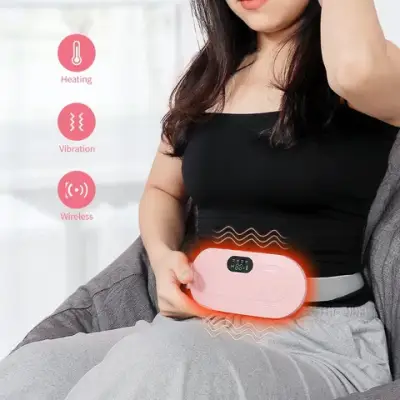 PERIOD PAIN RELIEF BELT PORTABLE CORDLESS HEATING PAD FOR MENSTRUAL CRAMPS